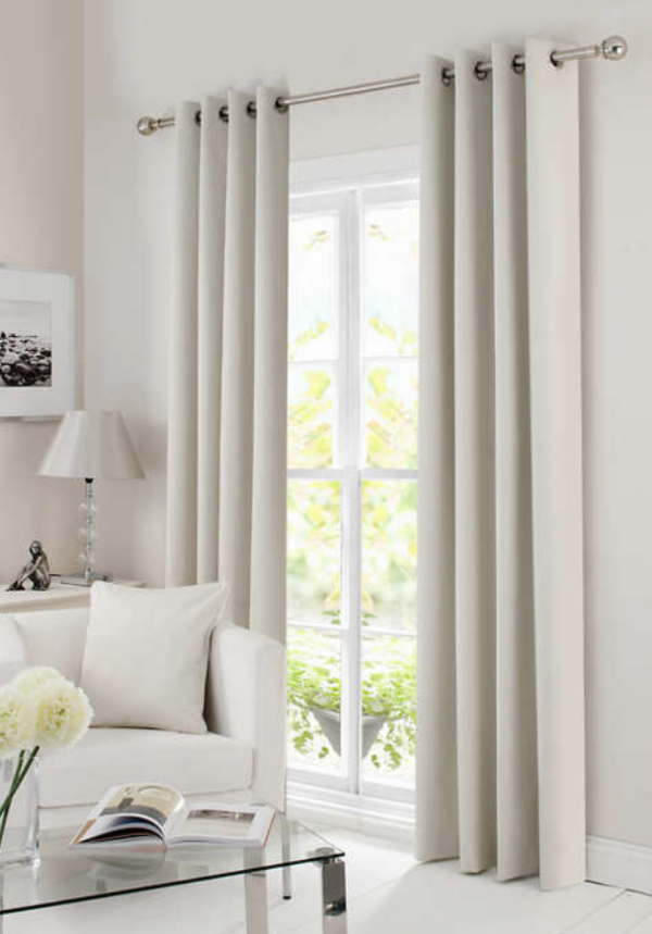 Gouchee Home Solar Blackout Curtain 2 Panel Ivory 54"x96"