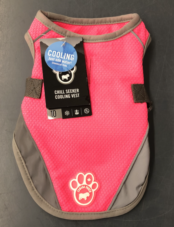 Canada Pooch-Chill Seeker Cooling Vest Pink-Size 10