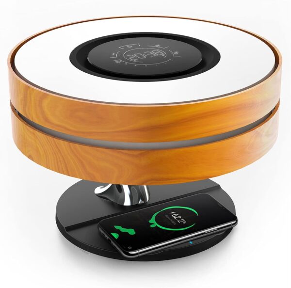 Horizon Bedside Lamp with 10W Wireless Charger, Bluetooth Speaker + more